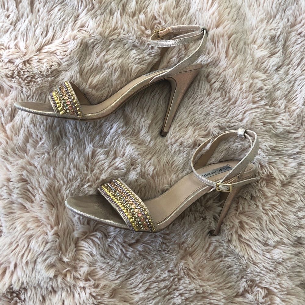 Steve Madden Jeweled Heeled Sandal